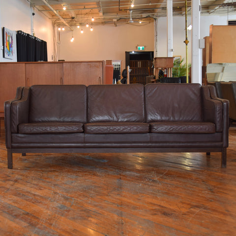 Leather 3-Seater Sofa