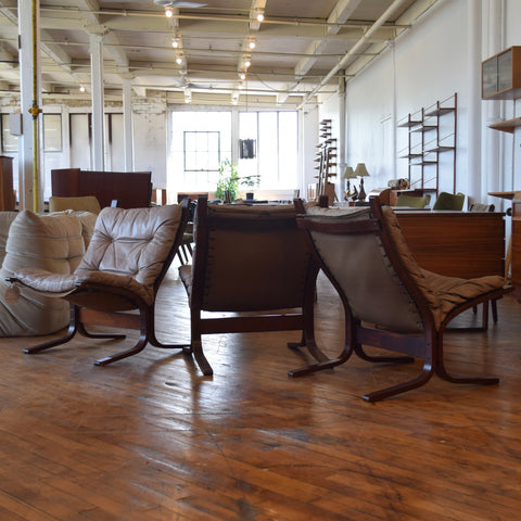 Leather Siesta Chair by Ingmar Relling