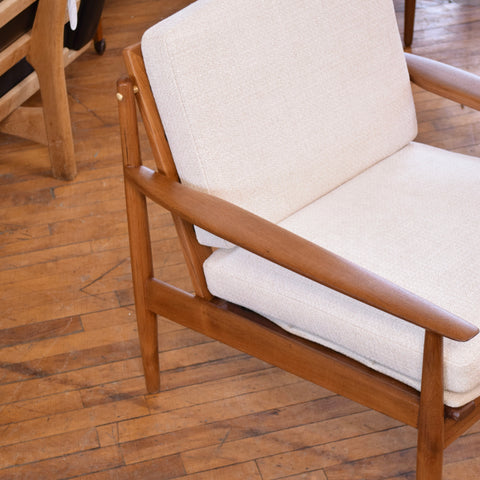 Teak Armchair by Arne Vodder w/ New Upholstery