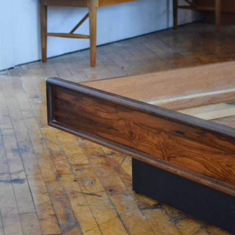 Rosewood Queen Size Floating Bed Frame