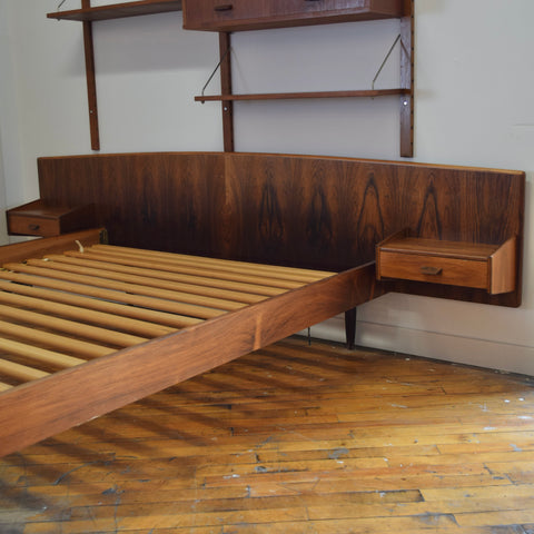 Brazilian Rosewood Double Bed Frame