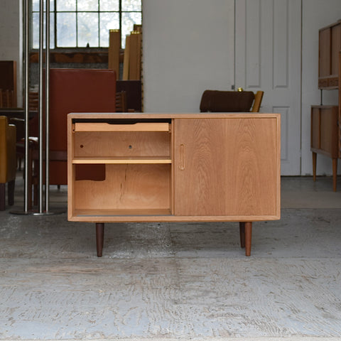 Compact Oak Sideboard by Carlo Jensen for Poul Hundevad