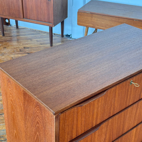 Teak Lowboy Dresser