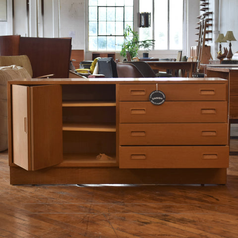 Oak Sideboard by Carlo Jensen for Poul Hundevad