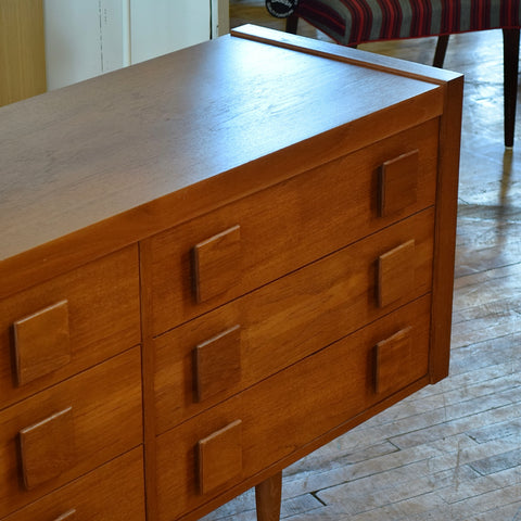 Teak 9-Drawer Dresser
