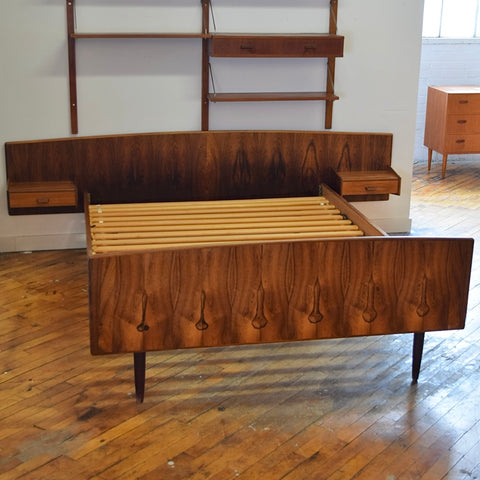 Brazilian Rosewood Double Bed Frame