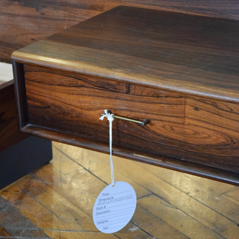 Rosewood Queen Size Floating Bed Frame