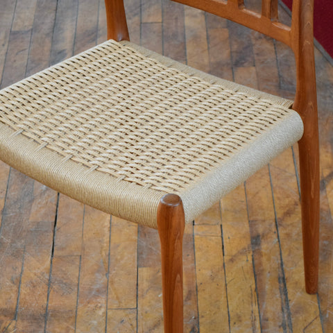 Set of 6 Møller Model 83 Dining Chairs