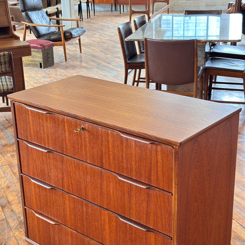 Teak Lowboy Dresser