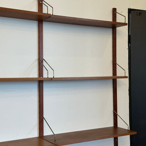 3-Bay Teak Cado Wall Unit