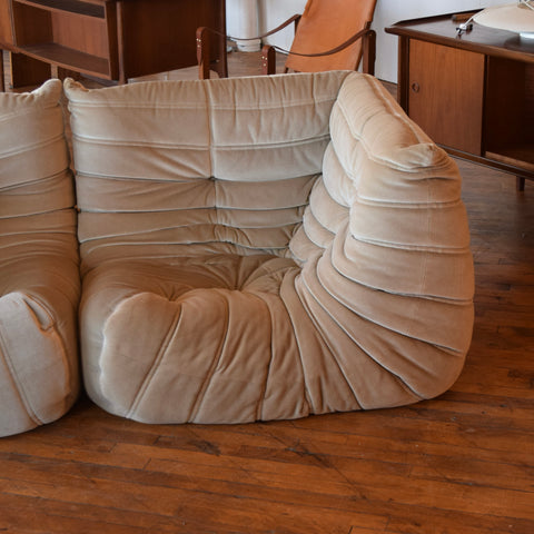 Pair of Togo Corner Chairs