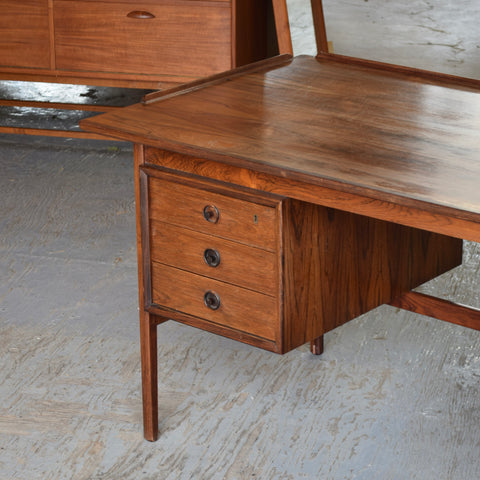 Vintage Rosewood Desk by Johannes Andersen