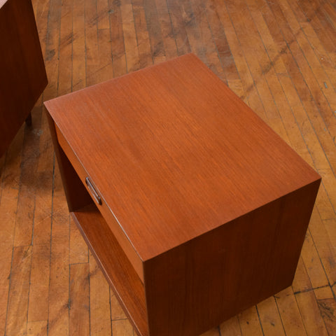 Pair of Vintage Teak Nightstands by Punch Design