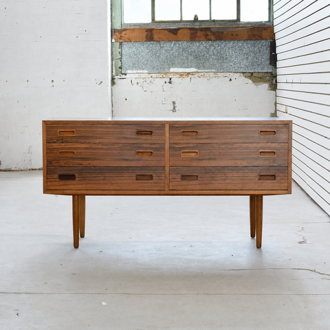 Rosewood 6-Drawer Dresser by Carlo Jensen for Poul Hundevad