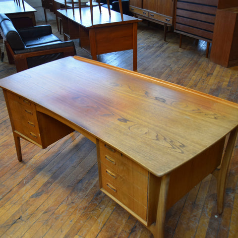 Vintage Teak Desk by Svend Åge Madsen for HP Hansen