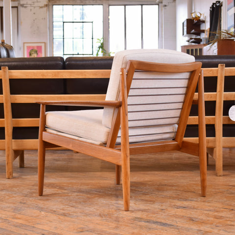 Teak Armchair by Arne Vodder w/ New Upholstery