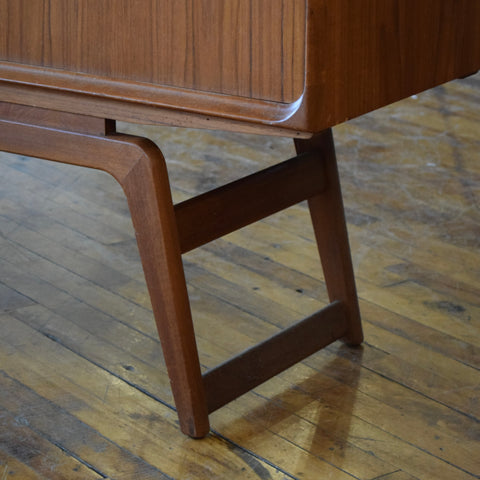 Rare Teak Highboard by Clausen & Son