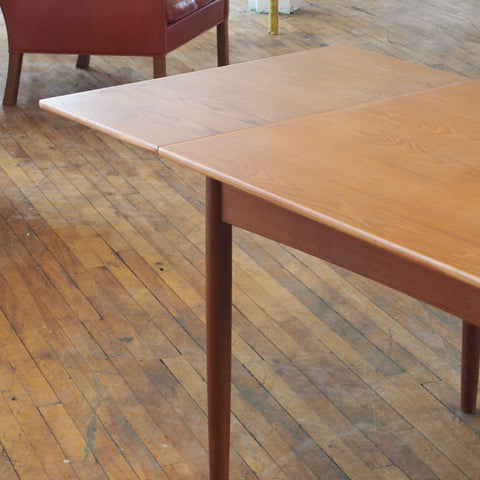Teak Draw Leaf Dining Table