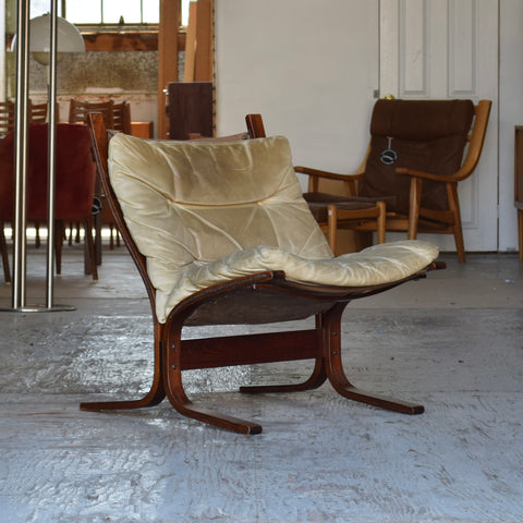 Leather Siesta Chair by Ingmar Relling