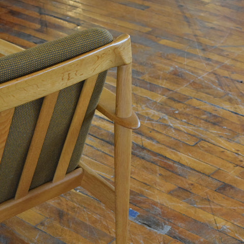 Danish Oak PJ56 Easy Chair by Grete Jalk