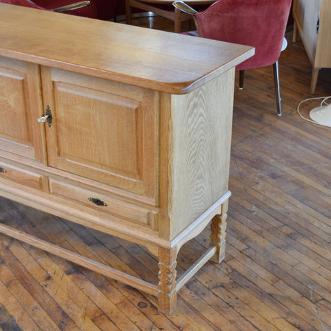 Large Oak Sideboard Attributed to Henning Kjaernulf