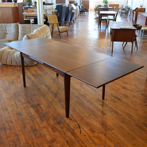 Restored Rosewood Draw Leaf Dining Table