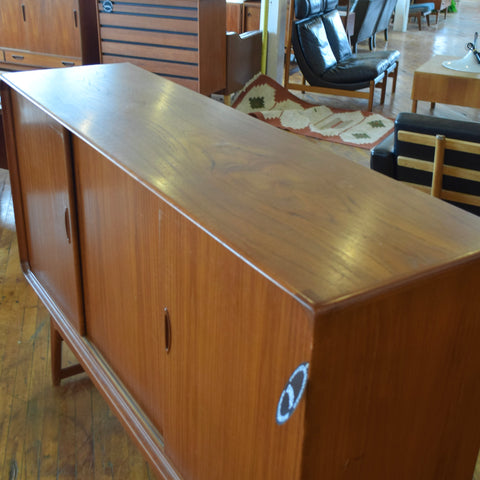 Rare Teak Highboard by Clausen & Son