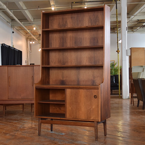 Rosewood Bookcase w/ Lower Storage by Johannes Sorth