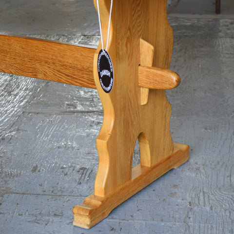 Solid Oak Dining Table Attributed to Henning Kjaernulf