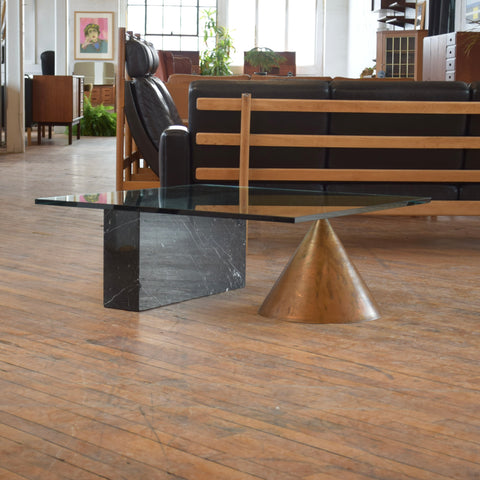 "Kono" Marble Coffee Table by Massimo & Lella Vignelli for Casigliani