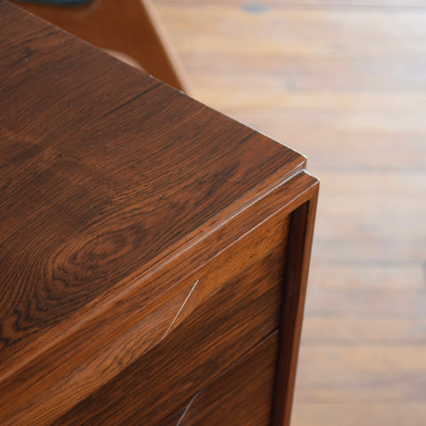 Ib Kofod Larsen Rosewood 8-Drawer Dresser