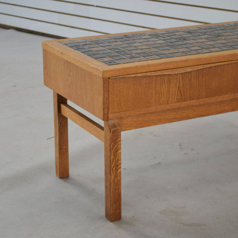 Small Oak & Tile Unit