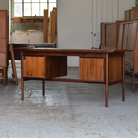 Vintage Rosewood Desk by Johannes Andersen