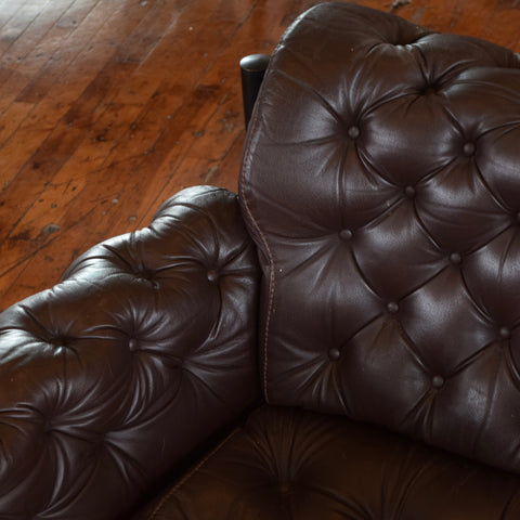 Arne Norell ‘Coja’ Chair in Tufted Leather