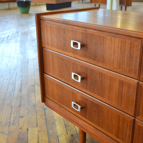 Teak 9-Drawer Dresser