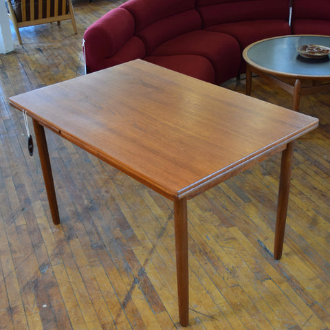 Danish Teak Draw Leaf Dining Table