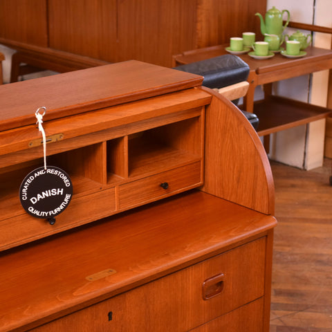 Egon Østergaard Teak Roll Top Desk