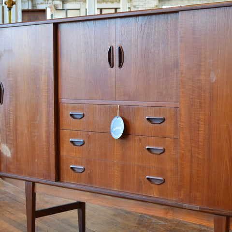 Teak Highboard