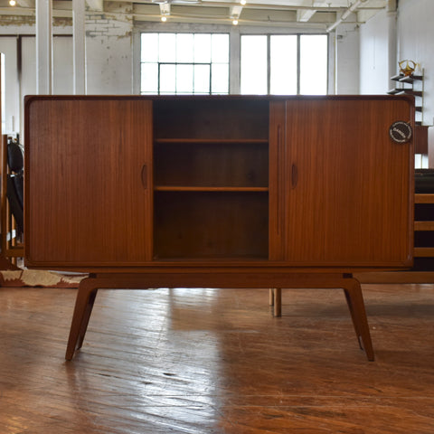 Rare Teak Highboard by Clausen & Son
