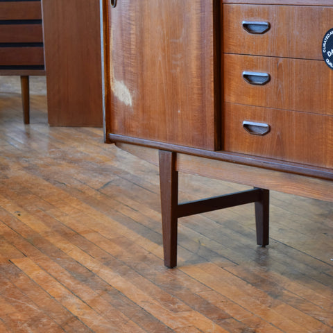 Teak Highboard