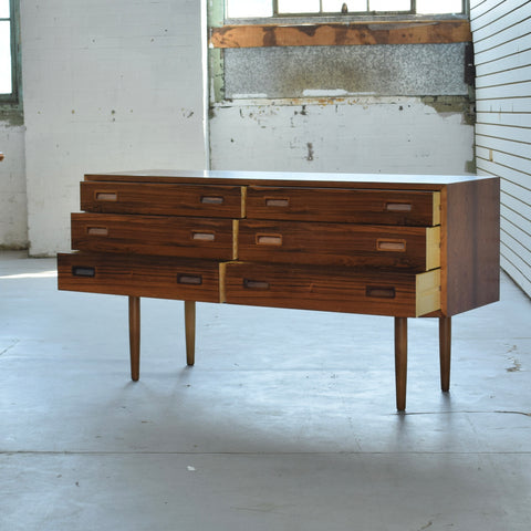 Rosewood 6-Drawer Dresser by Carlo Jensen for Poul Hundevad