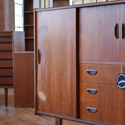 Teak Highboard
