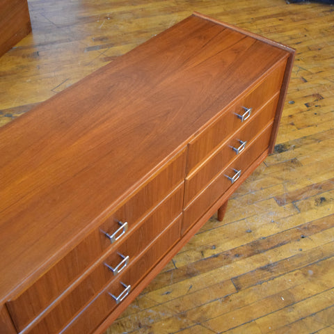 Teak 9-Drawer Dresser