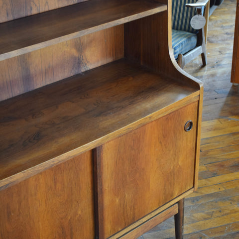 Rosewood Bookcase w/ Lower Storage by Johannes Sorth