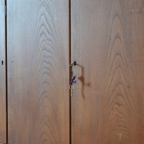 Danish Teak & Oak Highboard by Kurt Østervig