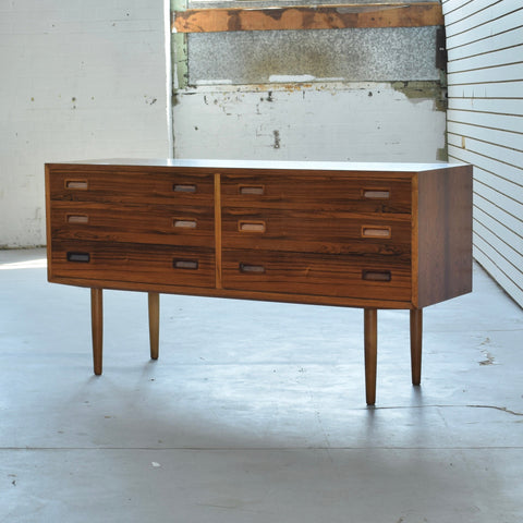 Rosewood 6-Drawer Dresser by Carlo Jensen for Poul Hundevad