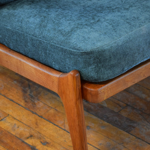 H. Brockmann Petersen Danish Teak & Oak Lounge Chair