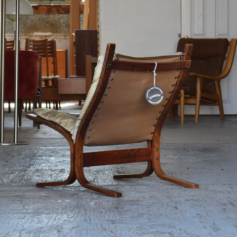 Leather Siesta Chair by Ingmar Relling
