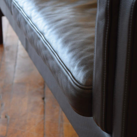 Leather Loveseat by George Thams