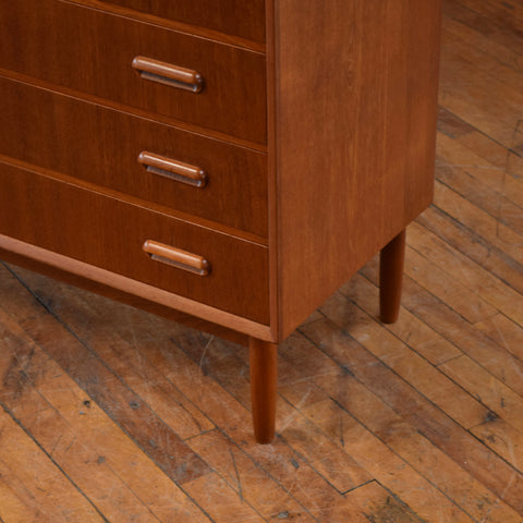 Teak Lowboy Dresser w/ Upper Storage